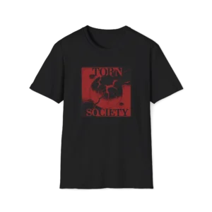 Front, Black Torn Society Streetwear T-Shirt Ruptured Planet Variant 2